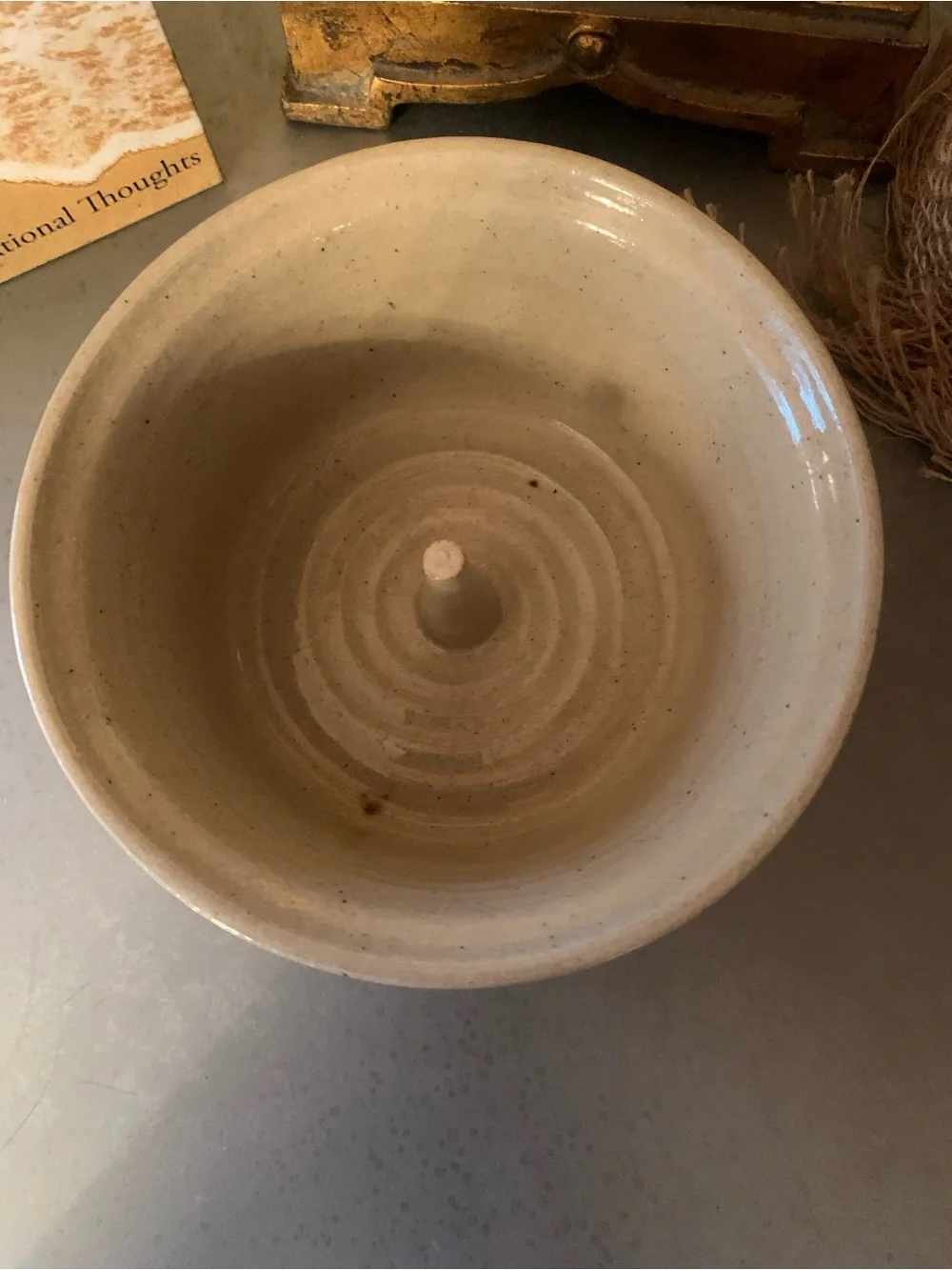 CHARLESTON POTTERY, juicer or apple baker stoneware.